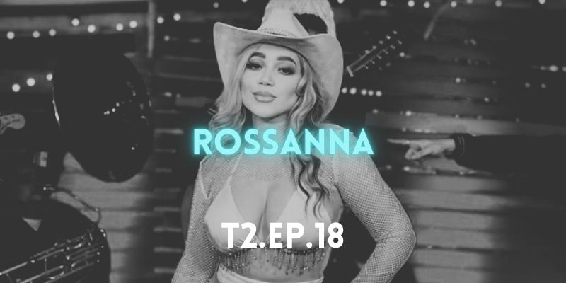 Rossana en podcast Charlatawn de Es Lo Mazzz