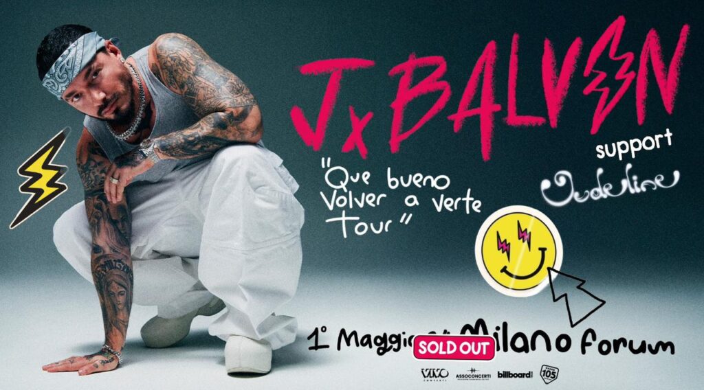 J Balvin continúa con éxito por Europa con “QUE BUENO VOLVER A VERTE” es lo mazzz