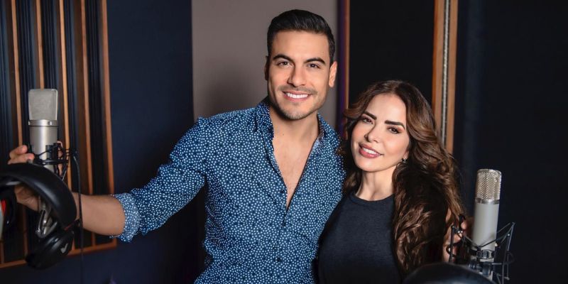 Gloria Trevi y Carlos Rivera en Es Lo Mazzz