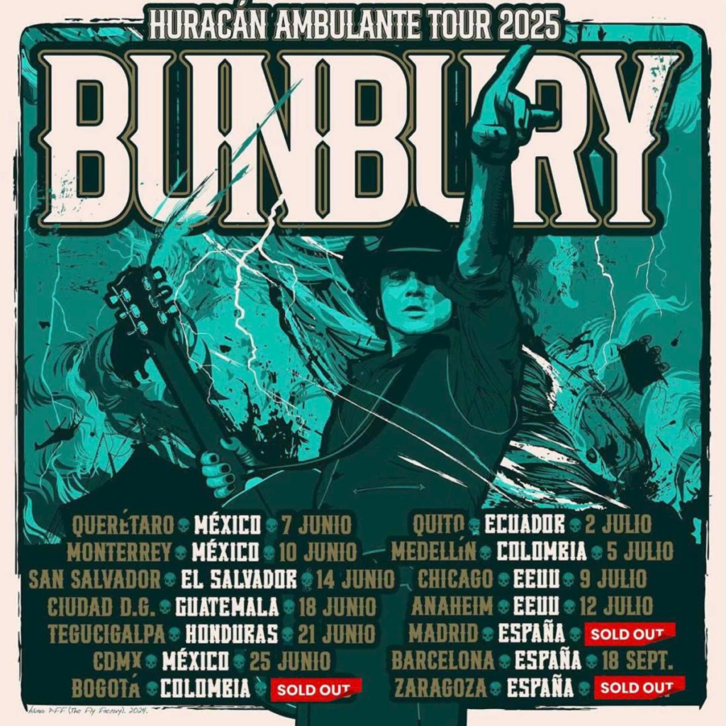 Bunbury presenta nueva musica en es lo mazzz
