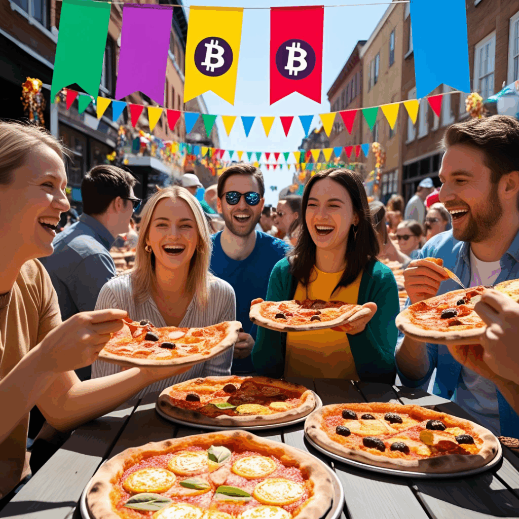Bitcoin Pizza day en es lo mazzz Bitco Colombia