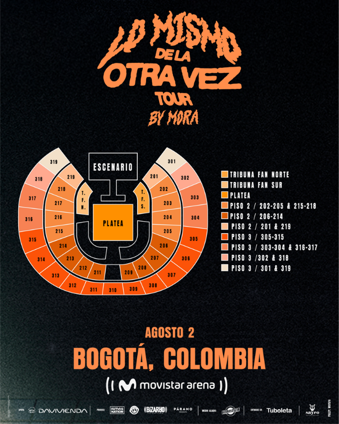 MORA regresa a Colombia con "Lo Mismo de la otra vez Tour" en es lo mazzz