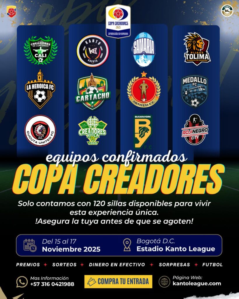 Copa creadores 2025 en es lo mazzz