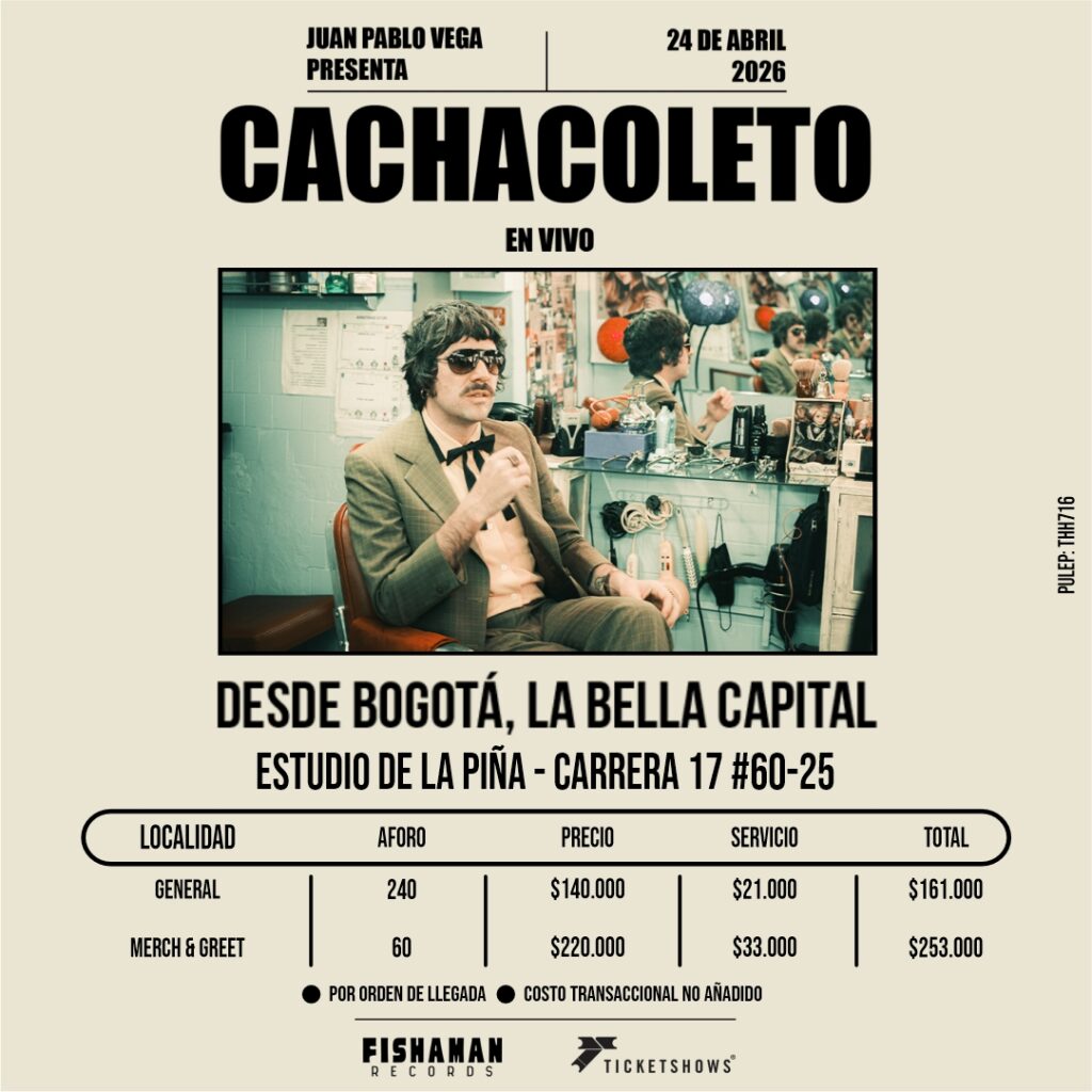 Juan Pablo vega presenta cachacoleto en es lo mazzz