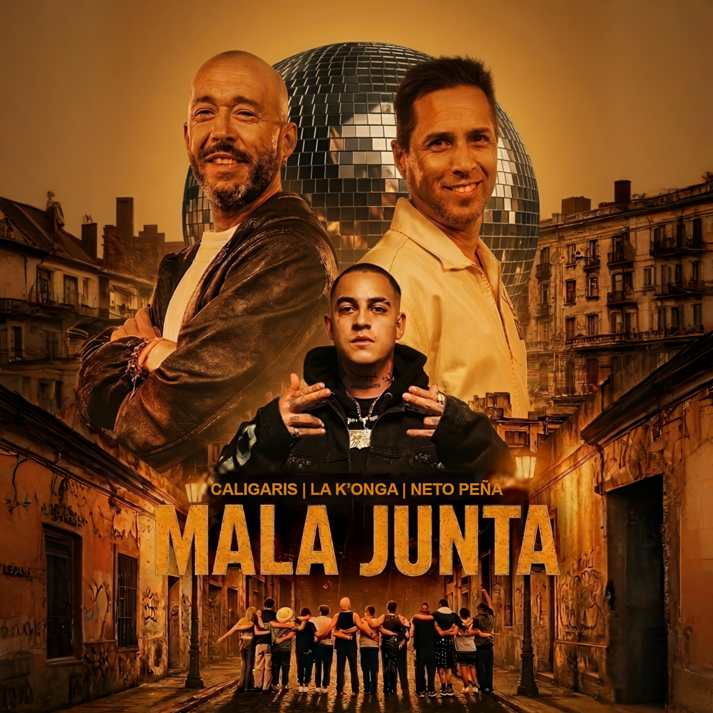 Los Caligaris presentan “Mala Junta”: cuarteto, rap y fiesta en un solo track