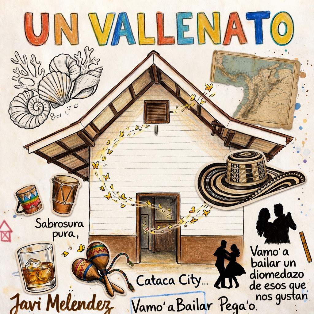Javi Meléndez transforma el vallenato en un lenguaje afrobeat con “Un Vallenato”
