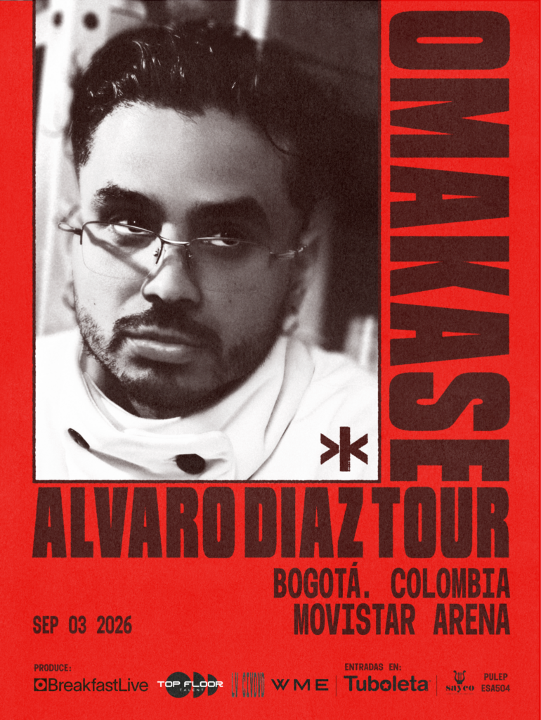 Alvaro Díaz regresa a Bogotá con OMAKASE TOUR y confirma el mejor momento de su carrera