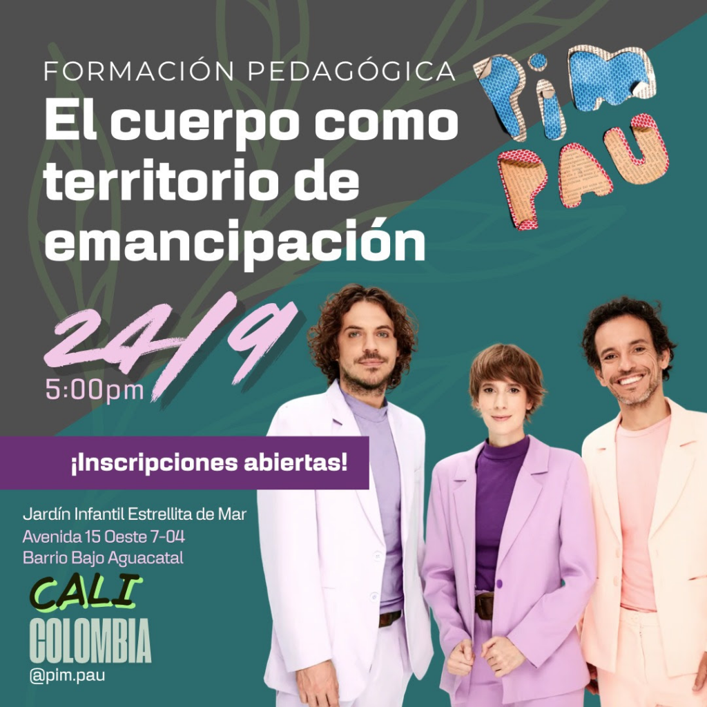 Pim Pau regresa a Colombia con cinco funciones y una formación para educadores